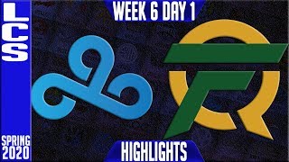 C9 vs FLY Highlights | LCS Spring 2020 W6D1 | Cloud9 vs FlyQuest