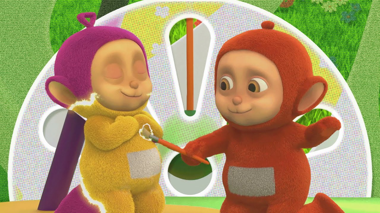 Colour Changing Paintbrush | Tiddlytubbies - WildBrain | Movies for Kids