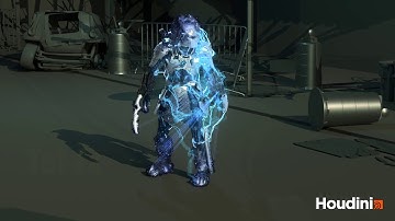 cloaking updated with a scanner style and electrical arcs