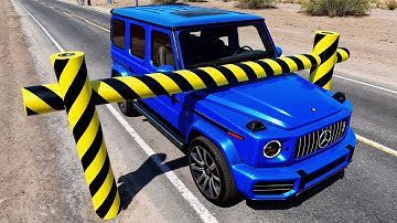 Cars vs Log Traps Challenge #1 | Most Epic Car Crashes in BeamNG.Drive by BNG IZI !