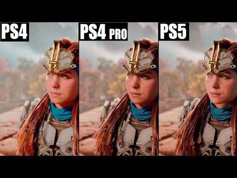 Horizon Forbidden West PS4 vs. PS4 Pro vs. PS5 Comparison | Loading Times, Graphics, FPS Test