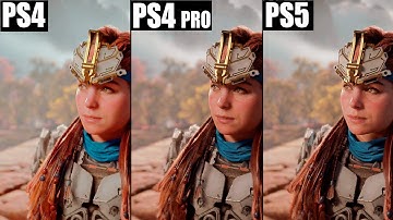 Horizon Forbidden West PS4 vs. PS4 Pro vs. PS5 Comparison | Loading Times, Graphics, FPS Test