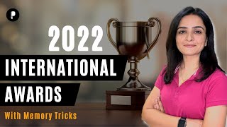 International Awards 2022 | Booker, Oscar, Pulitzer, Magsaysay & more | Static & Current GK