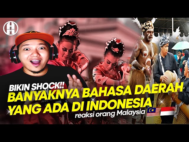 🇮🇩ORG MALAYSIA KAGET! BARU TAHU INDONESIA PUNYA BANYAK BAHASA DAERAH DI INDONESIA! | 🇲🇾 Reaction class=