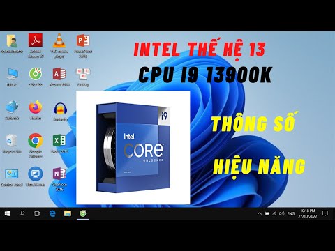 Tìm hiểu thông số và hiệu năng CPU i9 13900K trên PC - CPU hiệu năng cao