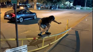 Skated under unfavorable conditions
