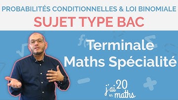 Sujet Type Bac - Probabilités conditionnelles et loi binomiale - Terminale Maths Spécialité
