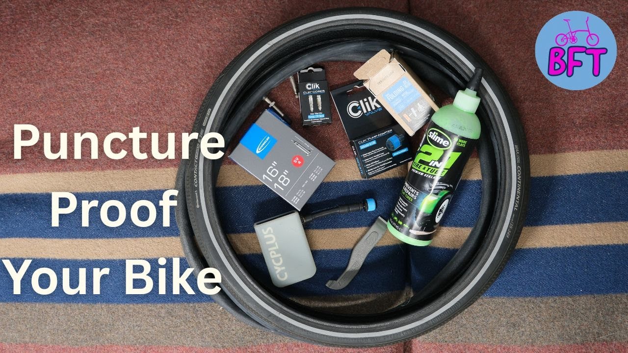 Попрощайтесь с проколами НАВСЕГДА! (Проверено на плохих дорогах) Складной велосипед Brompton