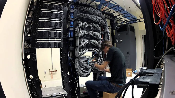 WIRING UP NEW SERVER ROOM