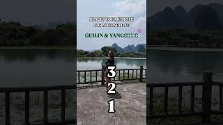 Embracing the serenity of Guilin and Yangshuo. Finding peace in nature's embrace.