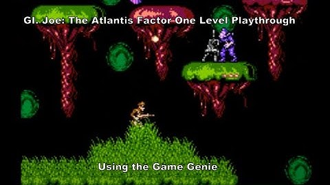 G.I. Joe: The Atlantis Factor One Level Playthrough using the Nes
