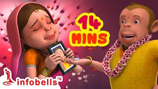 চাঁদ উঠেছে ফুল ফুটেছে  Chand Utheche Ful Futeche | Bengali Rhymes for Children | Infobells