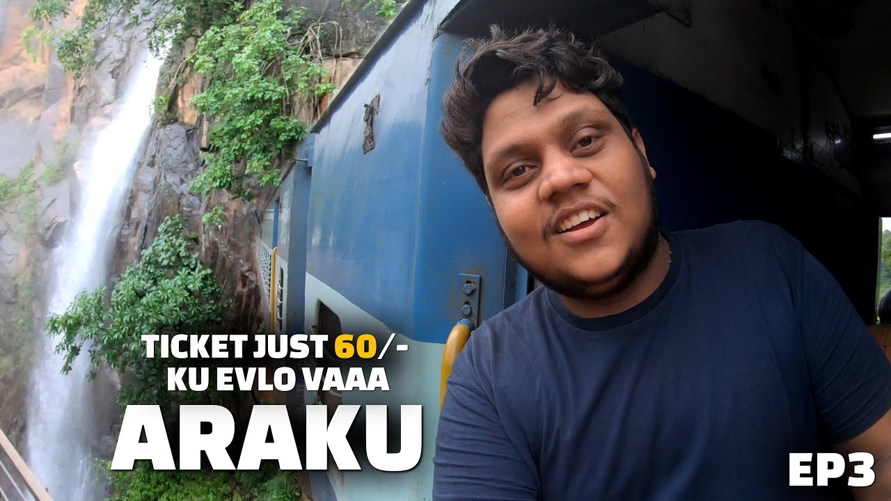 Vizag to Araku train journey | Budget vistadome coach | Incredible India ❤ EP3