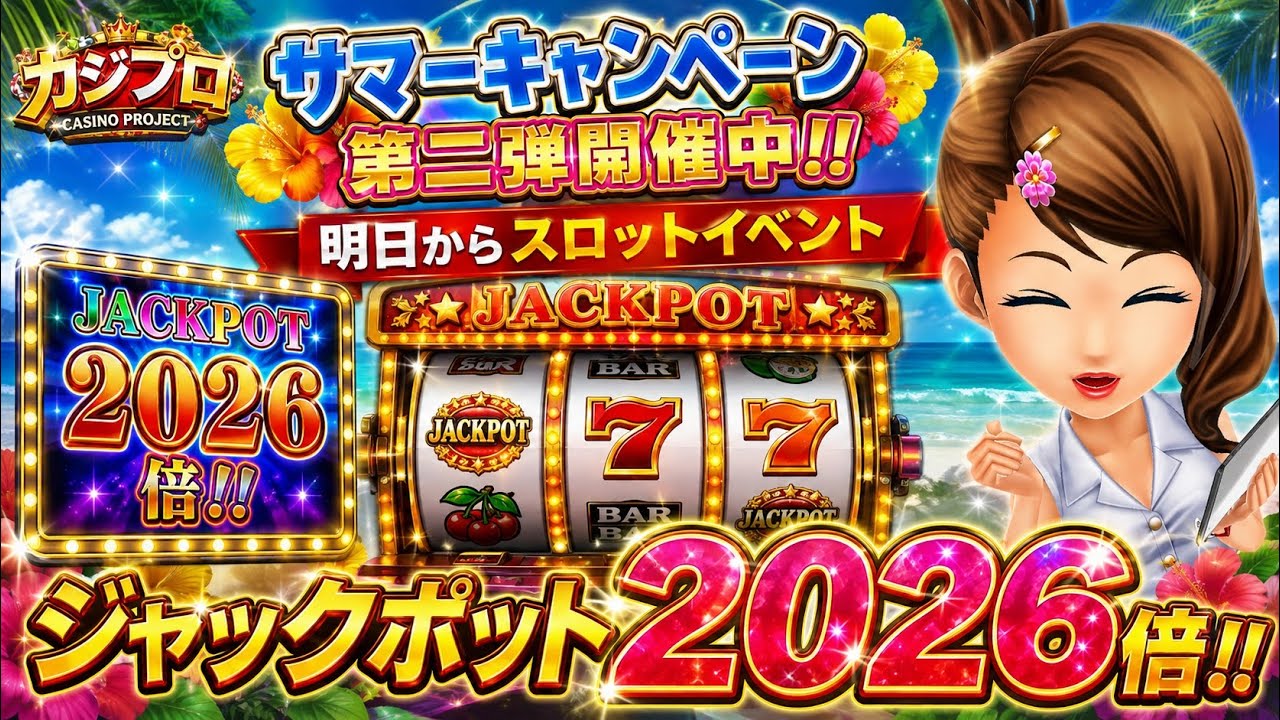 珍品　ジャックポット jackpot / スロット型 ラジカセ CASIPRO] Insane drop rate! A 2026x jackpot is coming!!! - YouTube