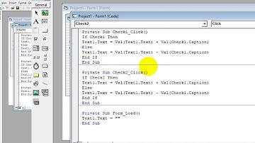 Tutorial Visual Basic 6VB6  Membuat Penjumlahan dengan CheckBox