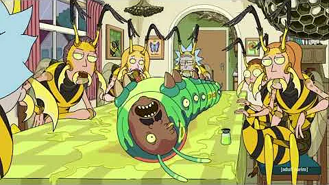 Rick and Morty Wasp Family