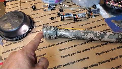 Maglite 18650 conversion