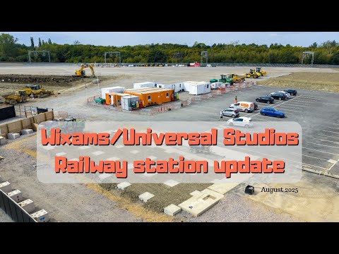 Wixams/Universal Studios Railway Station update - August 2025