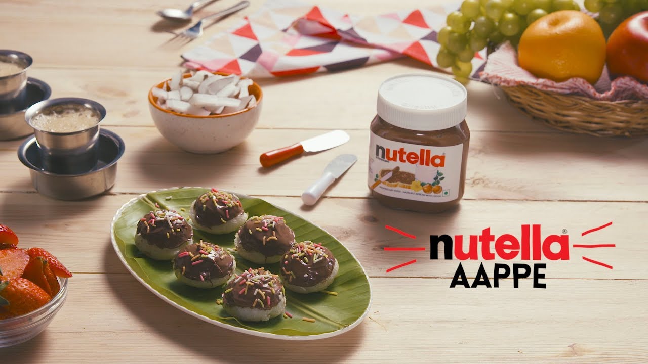 Nutella Aappe | Nutella Breakfast Recipes | India Food Network