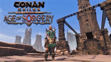 Aqueduct Base Building Today - Chapter 3 Of Age Of Sorcery - Conan Exiles (PC Gameplay)