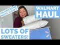 Walmart Clothing Haul // Sweater Weather! // January 2022