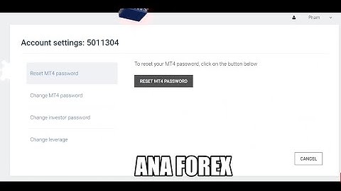 How to change/reset MT4/MT5 password at Tickmill?