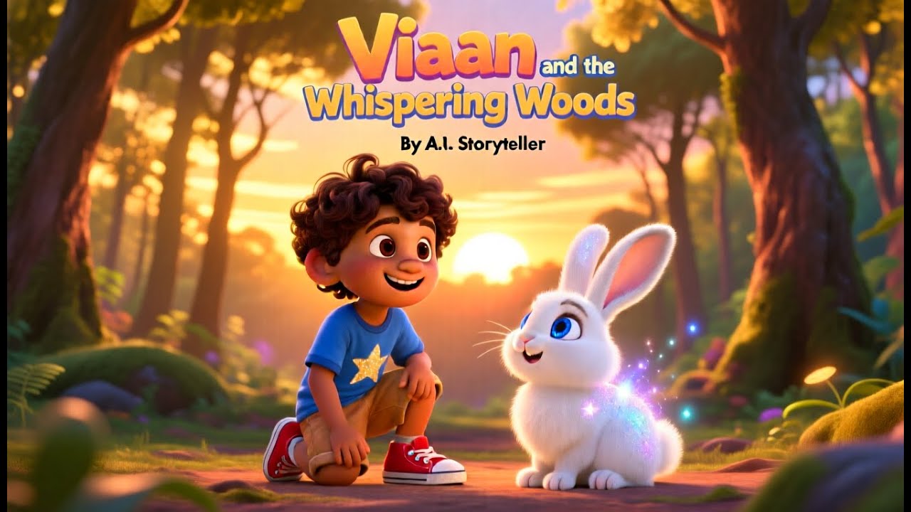 Viaan & The WHISPERING Woods 🌳: Animated Bedtime Story to Teach Patience & Nature’s Magic!