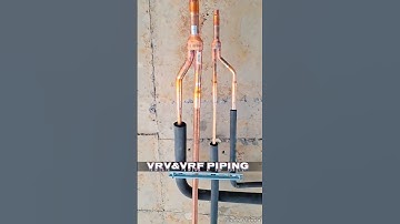 VRV & VRF System Air conditioner piping#aariz #ac #aarizaircon #airconditioner #reels #shorts
