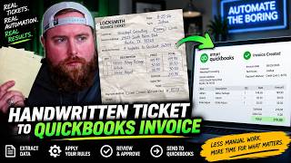 How to Automate QuickBooks Invoicing From Handwritten Service Tickets Guide