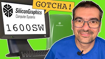 I got a super rare SiliconGraphics 1600SW Flat Panel Display (SGI O2 Restoration, Part 2)