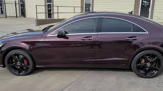 Mercades Wrapped in 3m Gloss Black Cherry