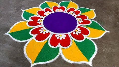 Diwali big rangoli designs|diwali 2025 beautiful rangoli|diwali muggulu designs|Amazing rangoli
