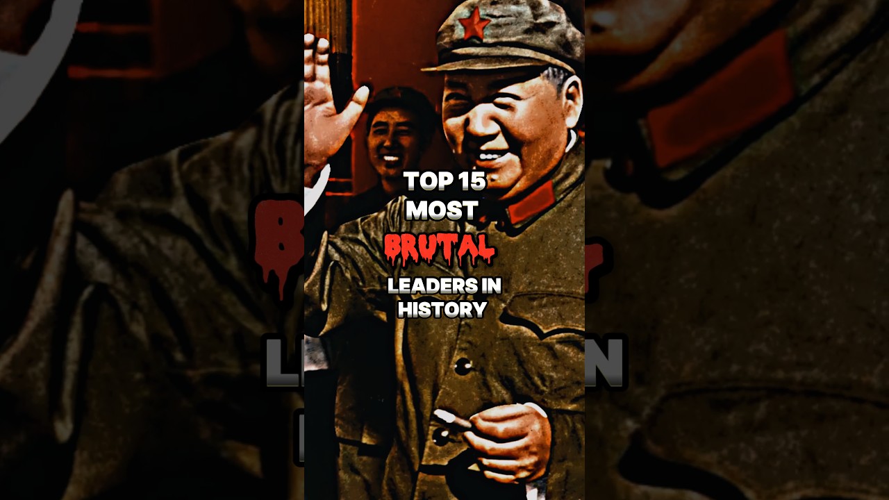 Top 15 most brutal leaders in history #brutal #history #shorts #trending #viral