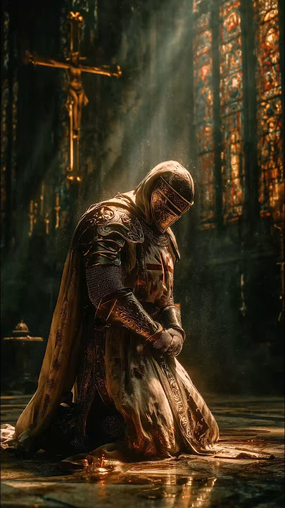 Templar Knight’s Prayer ⚔️ | Epic Medieval Cinematic# gregorian chants #Shorts