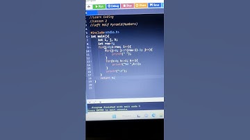 C program: Left half pyramid of Numbers| Brototype #fumigation #brototype #pattern #cprogramming