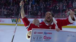 Canadiens fan wins $50,000 with unbelievable hockey shot