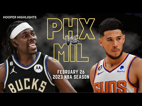 Phoenix Suns vs Milwaukee Bucks Full Game Highlights | Feb 26 | 2023 NBA Season