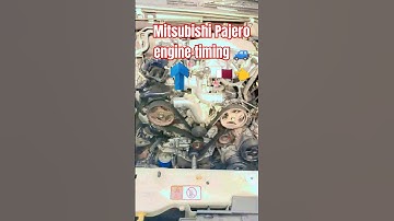 Mitsubishi Pajero engine timing 🚙🇶🇦👈#engine timing videos 🚙