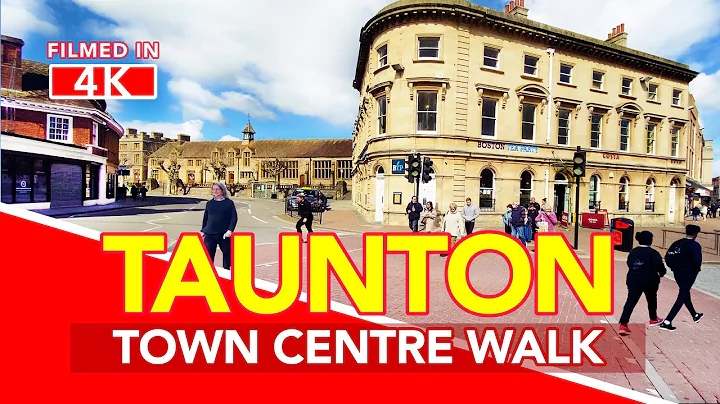 TAUNTON Somerset | Walk through Taunton Town Centre, Somerset England