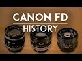 The History of Canon FD Lenses