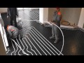 Instalace podlahového topení 2016