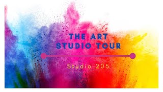 436. The Art Studio Tour!! Welcome to Studio 205! / Art Storage