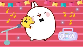 Enjoy Performing with Molang : Becoming SUPERSTARS ⭐| Molang | Funny Compilation For Kids