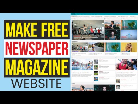 How to Make a FREE Magazine & Newspaper Portal Blog Website with WordPress – NewsCard Theme 2020