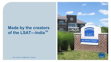 Preparation Guide for LSAT—India Test