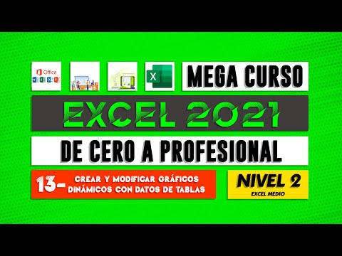 Crear GRÁFICOS DINÁMICOS a partir de tablas - CURSO EXCEL 2021 - Capítulo 13