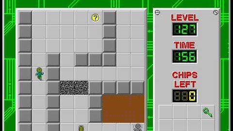 CCLP2 level 127 solution - 112 seconds