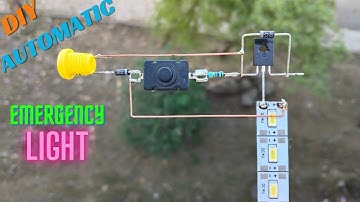 DIY 4V AUTOMATIC EMERGENCY LIGHT USING TRANSISTOR 4202BD