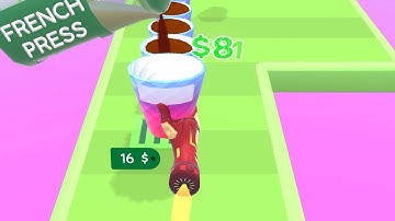 MAX LEVEL in Coffee Stack - Gameplay Android,ios (Levels 23-24)