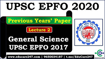 General Science | Lecture 2 - Previous Years
